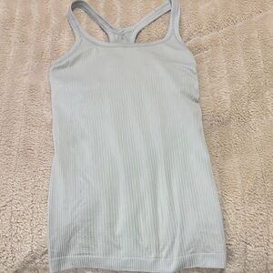 Lululemon Athletica Ribbed Tank Top - Light Gray